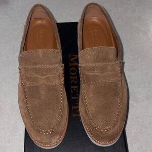 Moretti Suede Loafers - Size 9.5